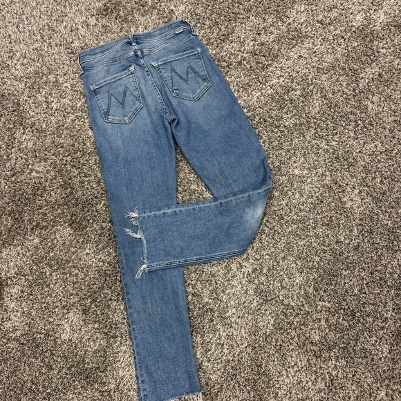 MOTHER Mid Rise Dazzler Ankle Fray Sz 25 - Picture 3 of 6